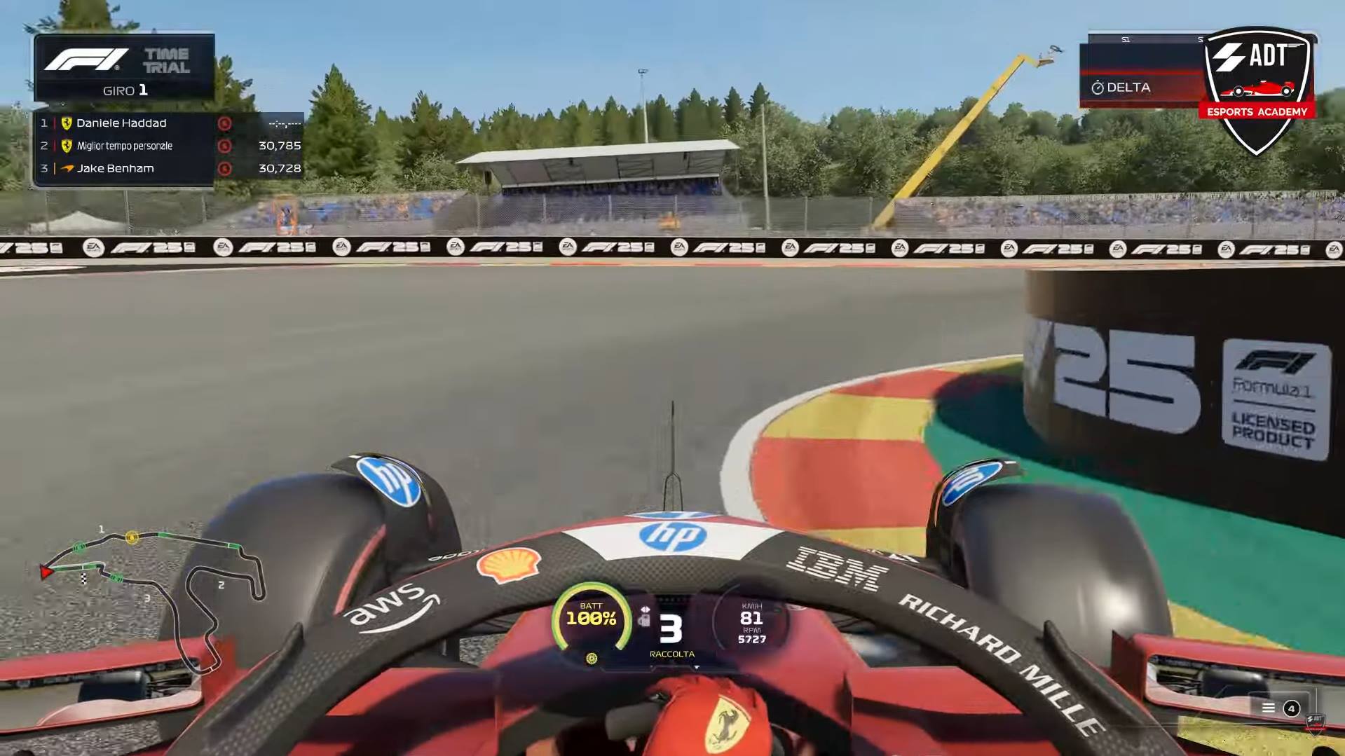 Guida al Circuito di Spa su F1 25.